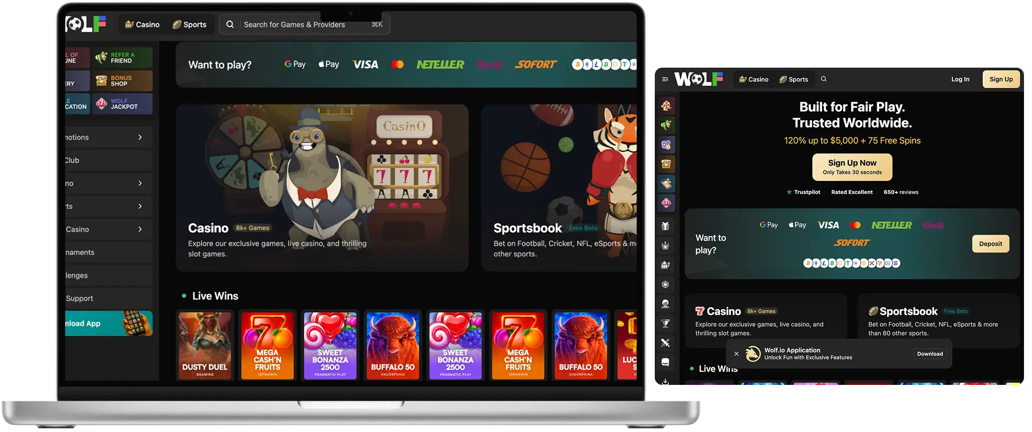 wolfio casino